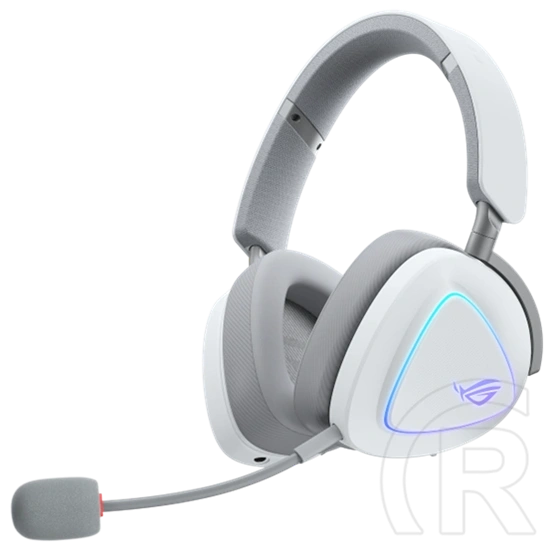 Asus ROG Delta II bluetooth fejhallgató sztereo (tri-mode, 2,4 GHz vevő, USB-C, 3,5 mm jack, 50 mm meghajtó, boom mikrof