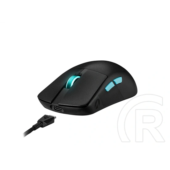 Asus ROG Harpe Ace Aim Lab Edition cordless optikai egér (USB/Bluetooth , fekete)