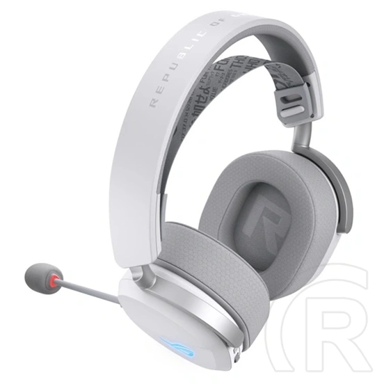 Asus ROG Pelta fejhallgató (Tri-Mode, USB-C, mikrofonrúd, multifunkciós gombok, 2,4 GHz vezeték nélküli, 1,8 m kábel, fe