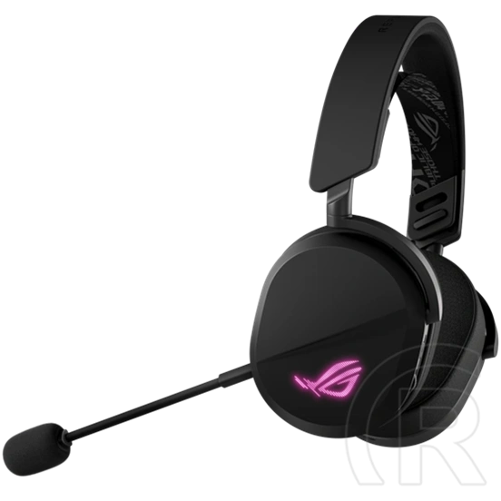 Asus ROG Pelta fejhallgató sztereo (tri-mode, USB-C, mikrofonrúd, multifunkciós gombok, 1,8 m kábel, háttérvilágítás, fe