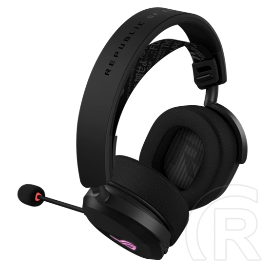 Asus ROG Pelta fejhallgató sztereo (tri-mode, USB-C, mikrofonrúd, multifunkciós gombok, 1,8 m kábel, háttérvilágítás, fe