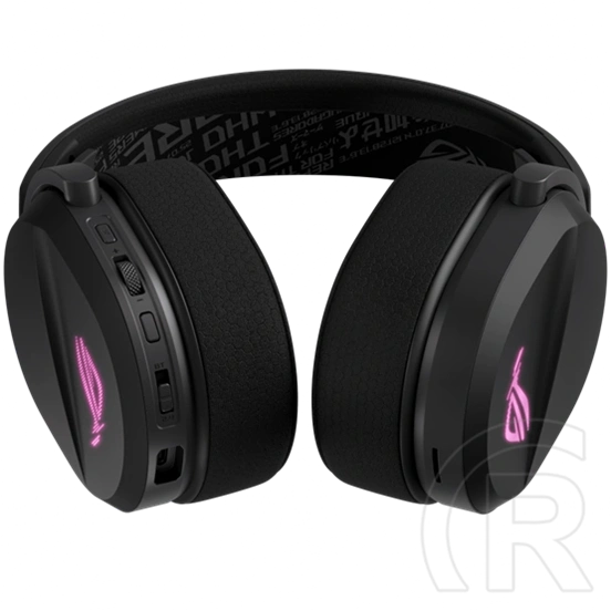 Asus ROG Pelta fejhallgató sztereo (tri-mode, USB-C, mikrofonrúd, multifunkciós gombok, 1,8 m kábel, háttérvilágítás, fe