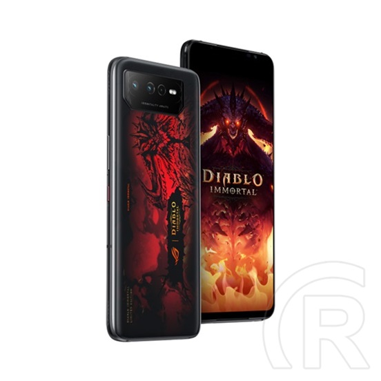Asus ROG Phone 6 Diablo Immortal Edition mobiltelefon (Dual-SIM, 16/512 GB, fekete-piros)