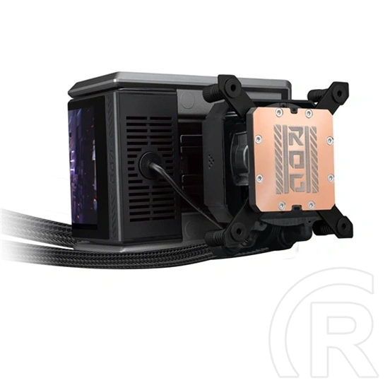 Asus ROG RYUO IV 360 CPU hűtő (3x 120 mm, ARGB, PWM, max 2000 RPM, 30,7 dBA)