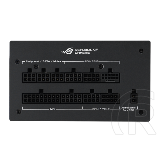 Asus ROG Strix 1000W 80+ Gold Aura Edition ventillátorral moduláris tápegység