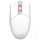 Asus ROG Strix Impact III vezeték nélküli optikai egér (USB/Bluetooth, fehér)