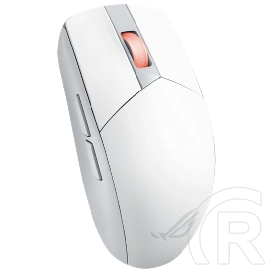 Asus ROG Strix Impact III vezeték nélküli optikai egér (USB/Bluetooth, fehér)