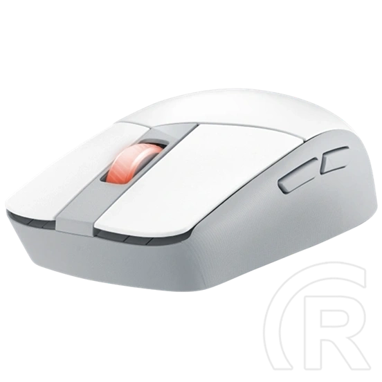 Asus ROG Strix Impact III vezeték nélküli optikai egér (USB/Bluetooth, fehér)