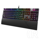 Asus ROG Strix Scope II X vezetékes billentyűzet (HU, USB Type-C, mechanikus ROG NX kapcsoló, RGB per key, fekete)