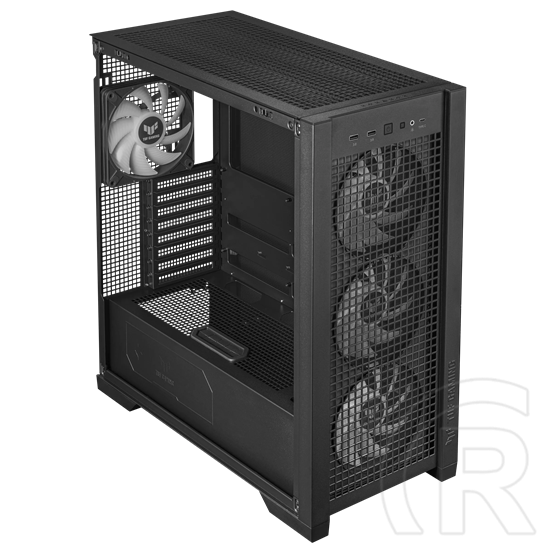 Asus TUF GAMING GT302 ARGB (ATX, ablakos, fekete)