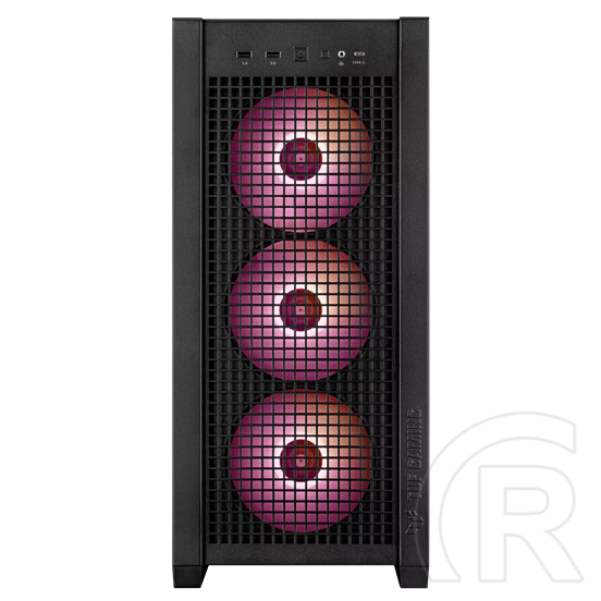 Asus TUF GAMING GT302 ARGB (ATX, ablakos, fekete)