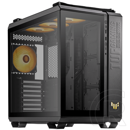 Asus TUF Gaming GT502 Plus ház (ATX, üvegfalú, fekete)
