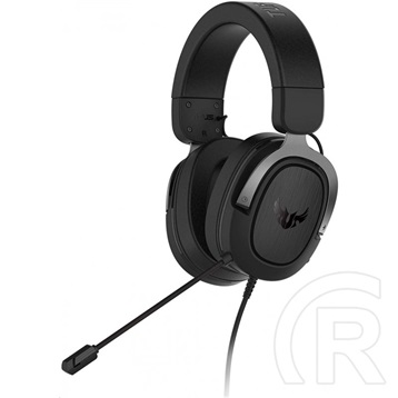 Asus TUF Gaming H3 gamer mikrofonos fejhallgató (gunmetal)