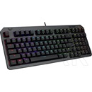 Asus TUF Gaming K3 Gen II Red RGB mechanikus gamer billentyűzet (HU, Red switch, USB)