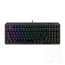 Asus TUF Gaming K3 Gen II Red RGB mechanikus gamer billentyűzet (HU, Red switch, USB)