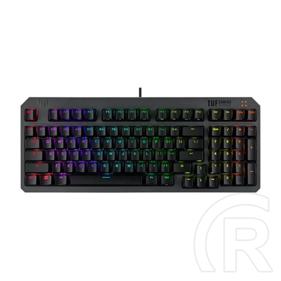 Asus TUF Gaming K3 Gen II Red RGB mechanikus gamer billentyűzet (HU, Red switch, USB)