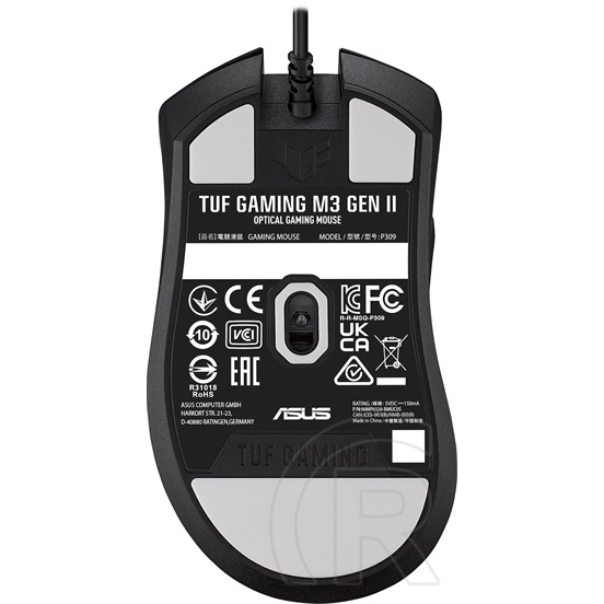 Asus TUF Gaming M3 II optikai egér (USB, fekete)