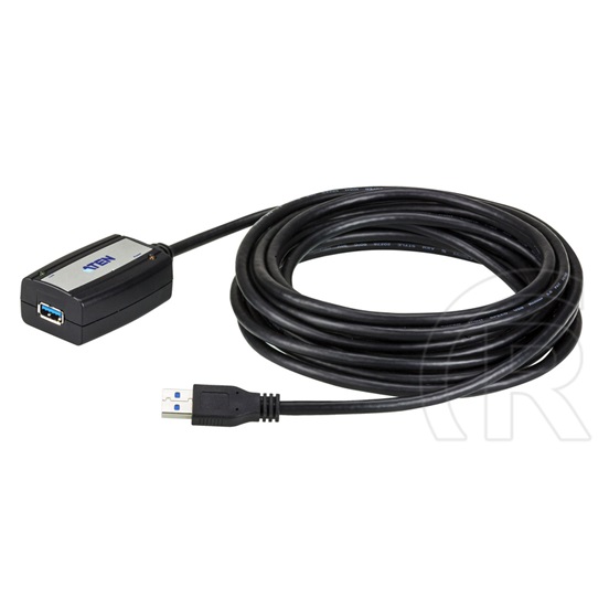 Aten USB 3.2 Gen1  aktív hosszabbító kábel (A-A, 5 m, fekete)