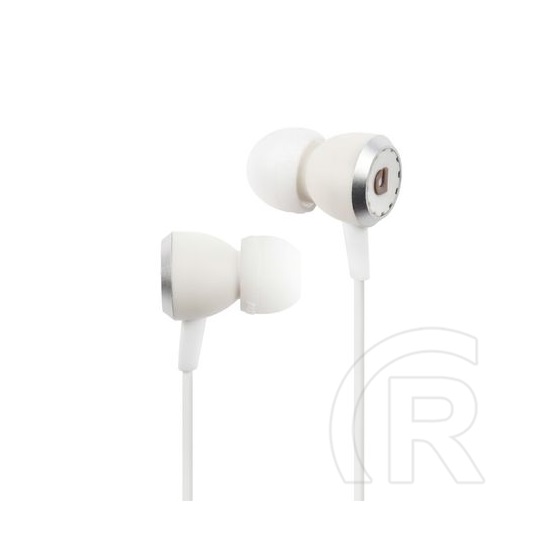AudioFly AF33C mikrofonos fülhallgató (fehér)