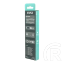 Avax AD601 CONNECT+ USB-A - Type-C átalakító (USB-A x1, Type-C x1, gyors adatátvitel, fekete)