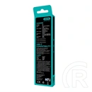 Avax CH6413 fali töltő csomag (30W, GaN, 60W USB-C szilikon kábel 1,5m, fehér)