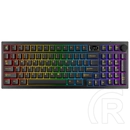 Avax GM03 Pro vezeték nélküli 98%-os mechanikus gamer billentyűzet (fekete, tri-mode, Gateron sárga, magyar kiosztás)