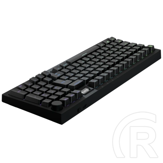 Avax GM03 Pro vezeték nélküli 98%-os mechanikus gamer billentyűzet (fekete, tri-mode, Gateron sárga, magyar kiosztás)