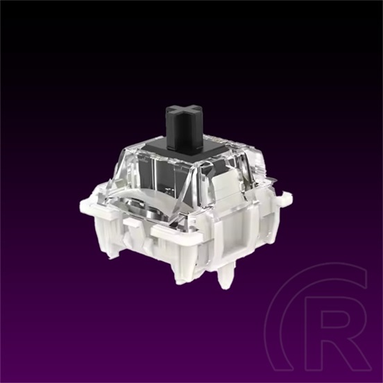Avax Gateron G Pro 3.0 billentyűkapcsoló (3-pin, lineáris, gyárilag kenve, 35 db, átlátszó felső, fehér alsó, SMD-kompat