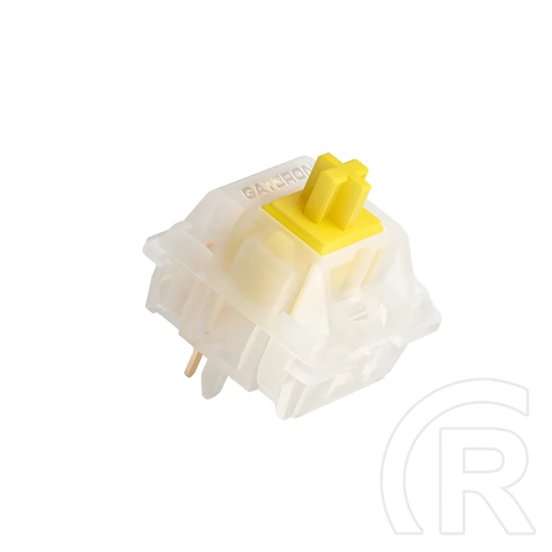 Avax Gateron Milky Yellow kapcsoló (lineáris, 50±15 gf, előút 2,0±0,6 mm, teljes út 4,0 mm, gyárilag előolajozott, 35 db