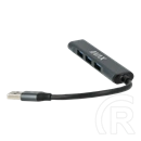 Avax HB600 CONNECT+ USB 3.0 hub (4xUSB 3.0, kompakt, fekete)