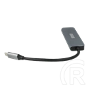 Avax HB611 Connect+ 5in1 Type-C hub (HDMI 4K/60Hz, Type-C bemenet, 2x USB 3.0, PD 100W)