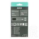 Avax HB611 Connect+ 5in1 Type-C hub (HDMI 4K/60Hz, Type-C bemenet, 2x USB 3.0, PD 100W)