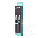 Avax USB-C - Lightning töltőkábel (C dugó / Lightning, 1,5 m, 27W, acélszürke)