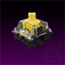 Avax billentyűzet kapcsoló (Gateron Silent Yellow, lineáris, 5 tűs, 35 db, gyárilag kenve, SMD kompatibilis)