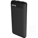 Avax pb220 lighty+ vésztöltő usb-c + 2×usb-a aljzat (20000mah, 20w pd, könnyű, repülőn felvihető, fekete)