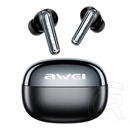 Awei T92 Pro bluetooth fülhallgató sztereo (v5.4, tws, aktív zajszűrő, mikrofon, + töltőtok, fekete)