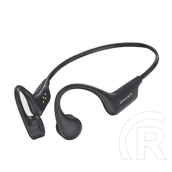 Awei a899bl bluetooth csontrezgéses fülhallgató sztereo (v5.2, tws, fülre akasztható, mikrofon, ipx8, sport) fekete