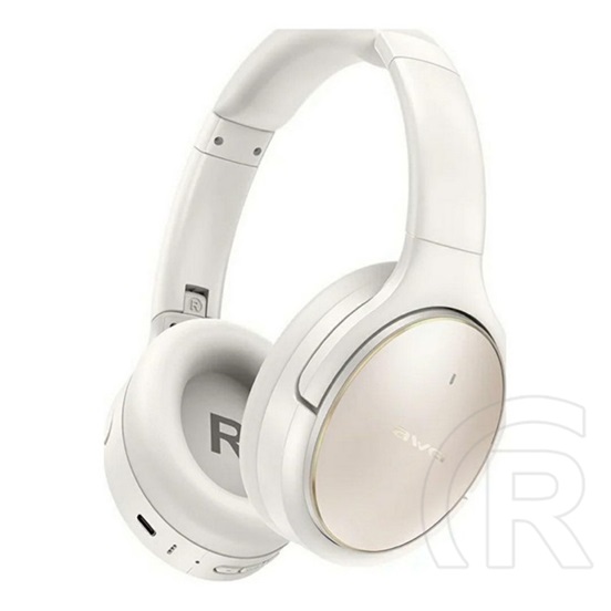 Awei at20 bluetooth fejhallgató sztereo (v6.0, mikrofon, aktív zajszűrő, összehajtható) fehér