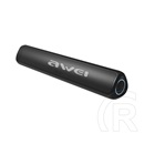 Awei y333 bluetooth hordozható hangszóró (v5.0, 1800mah akku, vízálló, 3.5mm jack, microsd, usb) fekete