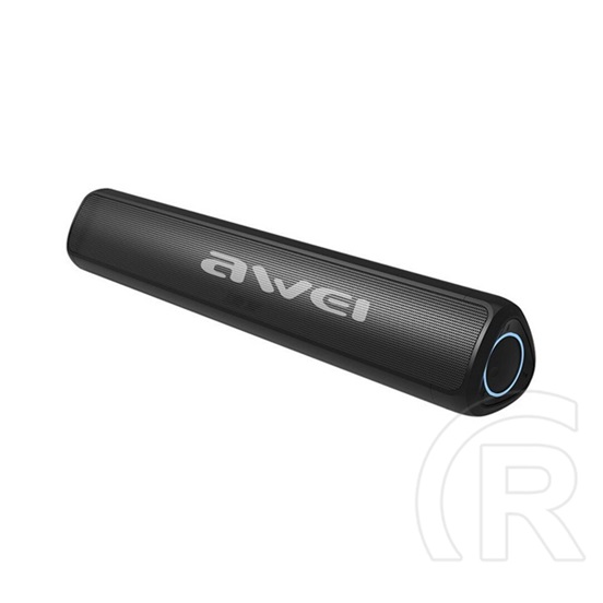 Awei y333 bluetooth hordozható hangszóró (v5.0, 1800mah akku, vízálló, 3.5mm jack, microsd, usb) fekete