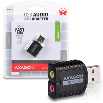 Axagon ADA-10 USB audio hangkártya