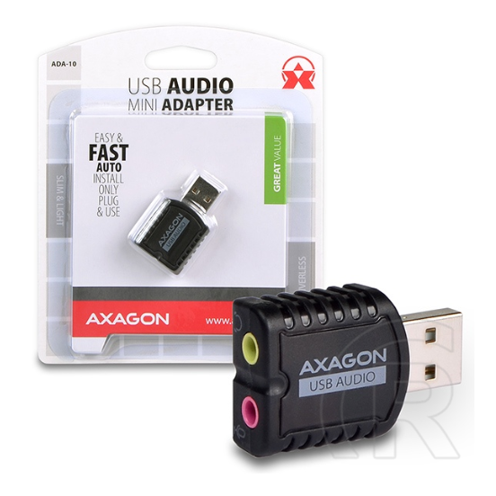Axagon ADA-10 USB audio hangkártya