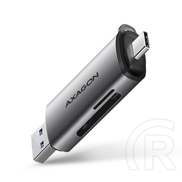 Axagon CRE-SAC USB-A + USB-C 3.2 Gen 1 - SD/microSD kártyaolvasó