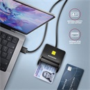 Axagon CRE-SM3SD Smart Card Flatreader (fekete)