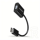 Axagon DisplayPort (M) > VGA (F) adapter (15 cm kábellel, fekete)
