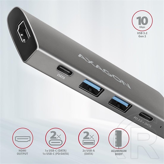 Axagon HMC-5G2 SuperSpeed (USB C)