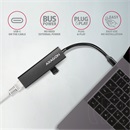 Axagon HMC-GL3A SuperSpeed USB-C HUB + Gigabit LAN (fekete)
