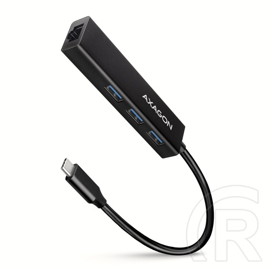 Axagon HMC-GL3A SuperSpeed USB-C HUB + Gigabit LAN (fekete)