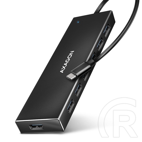 Axagon HUE-F7C SuperSpeed (USB C, fekete)