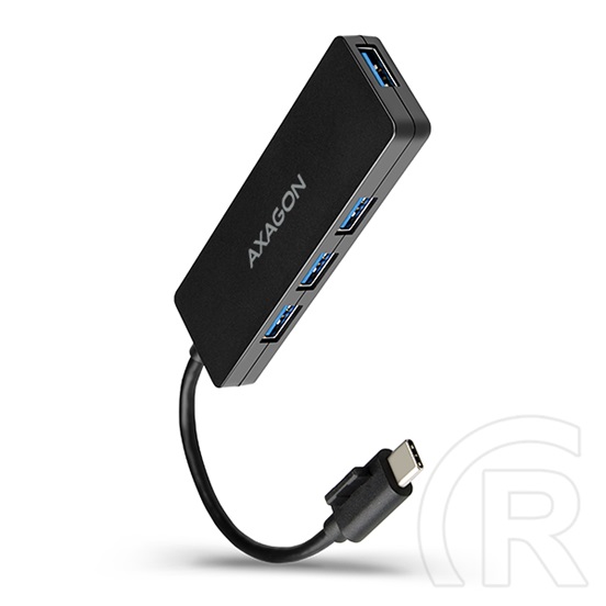 Axagon Slim USB-C hub (4xUSB 3.2 Gen 1, fekete)